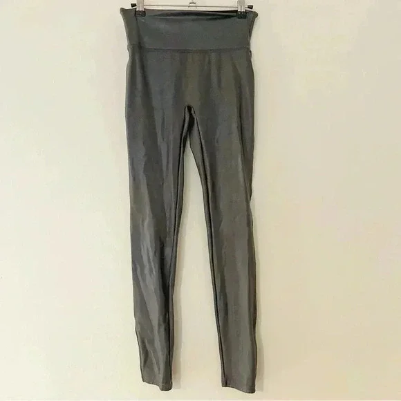 Spanx Faux Leather Brown Leggings - Picture 1 of 7